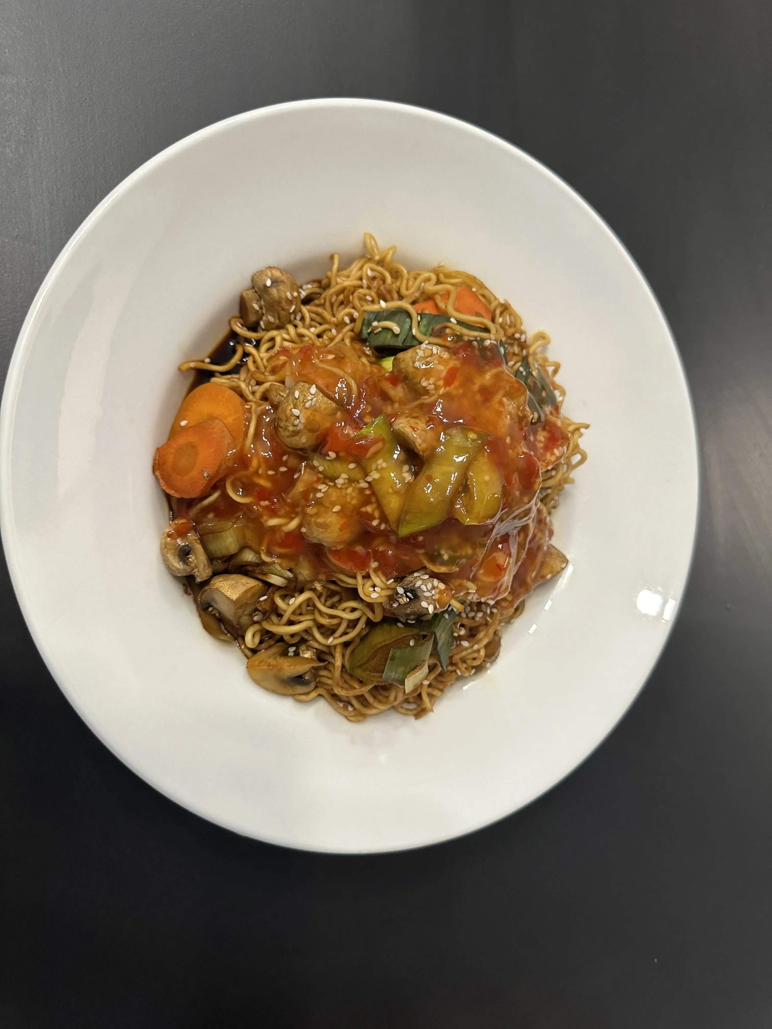 Nudeln asiatisch angelehnt